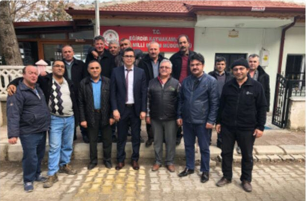 Koop - İş Sendikası Antalya Şube Başkanı Şahin Eğirdir’de…