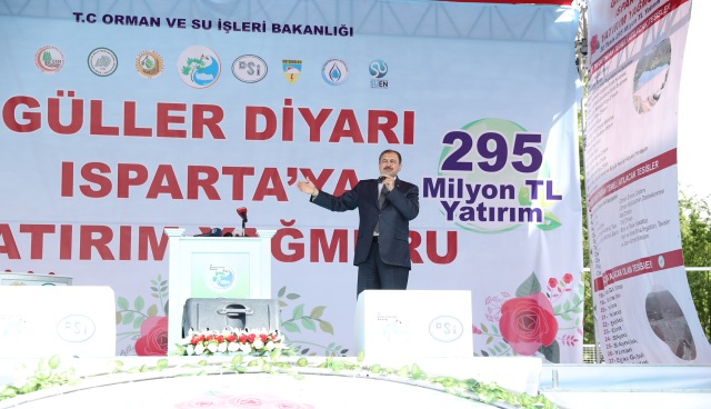 Orman Ve Su İşleri Bakanı Prof. Dr. Veysel Eroğlu, Isparta’da 17 Tesisin Temelini Attı, 13 Tesisin İse Açılışını Gerçekleştirdi…