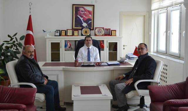 İYİ Parti İlçe Temsilcileri Kaymakam AKDAŞ’ı Makamında Ziyaret Ettiler