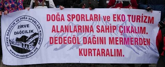 Zirve Dağcılık Kulübünden Maden Ruhsatı Tepkisi...