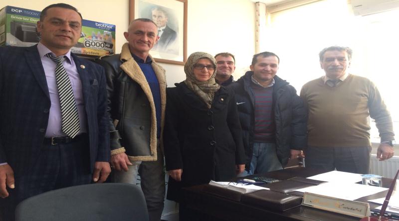 Muhtarlar, Nüfus Müdürünü ziyaret etti
