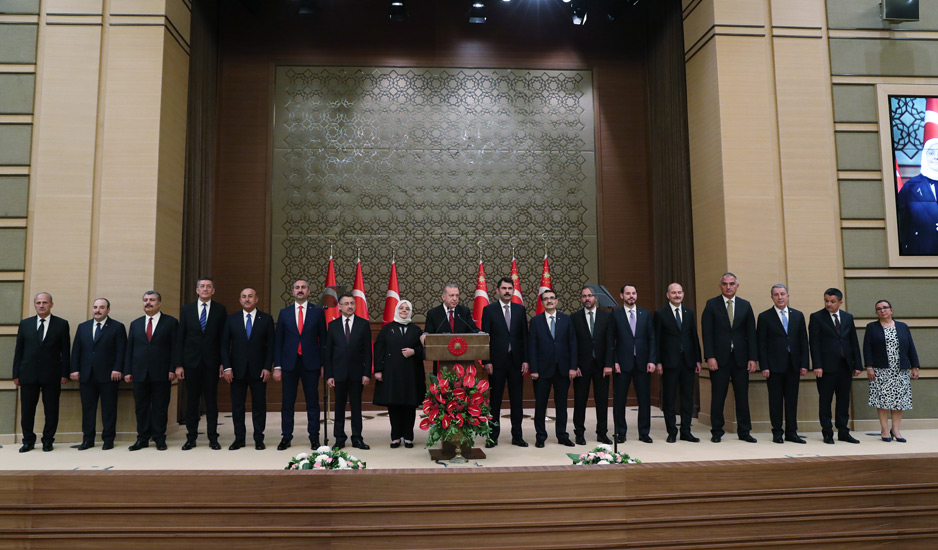 Cumhurbaşkanı Erdoğan kabinesini açıkladı
