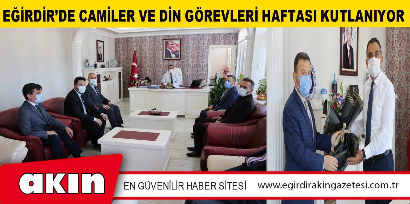 Eğirdir’de Camiler Ve Din Görevleri Haftası Kutlanıyor