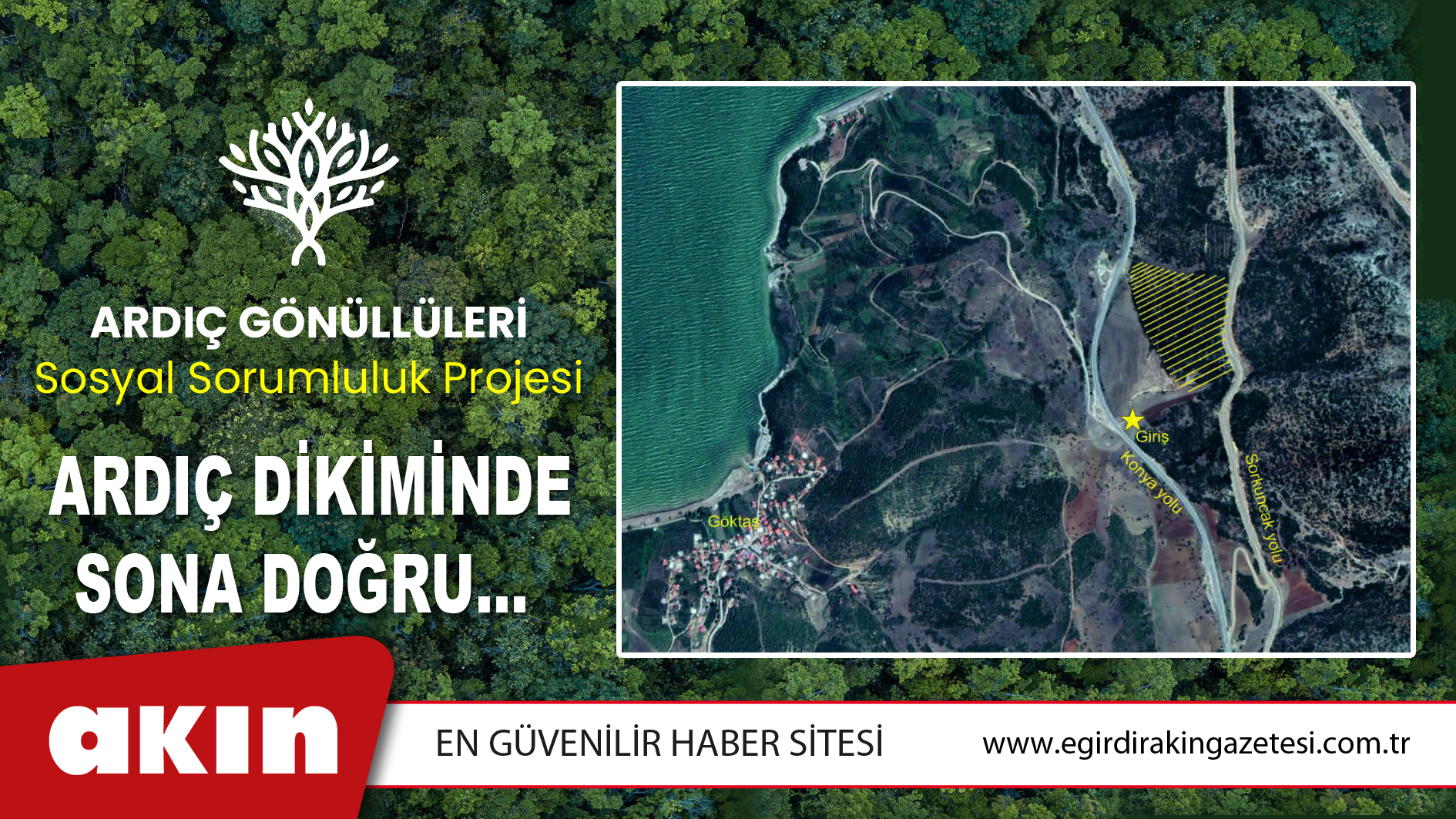 ARDIÇ DİKİMİNDE SONA DOĞRU...