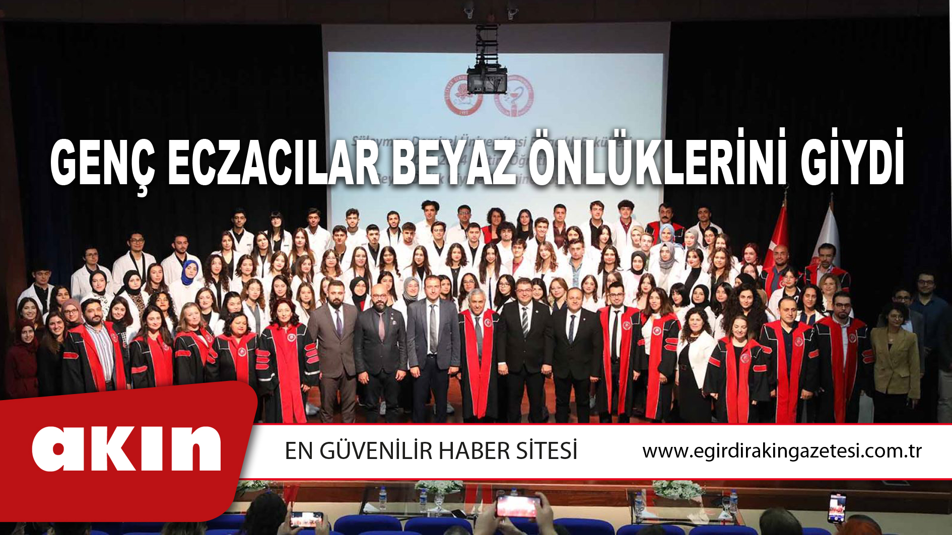 eğirdir haber,akın gazetesi,egirdir haberler,son dakika,Genç Eczacılar Beyaz Önlüklerini Giydi