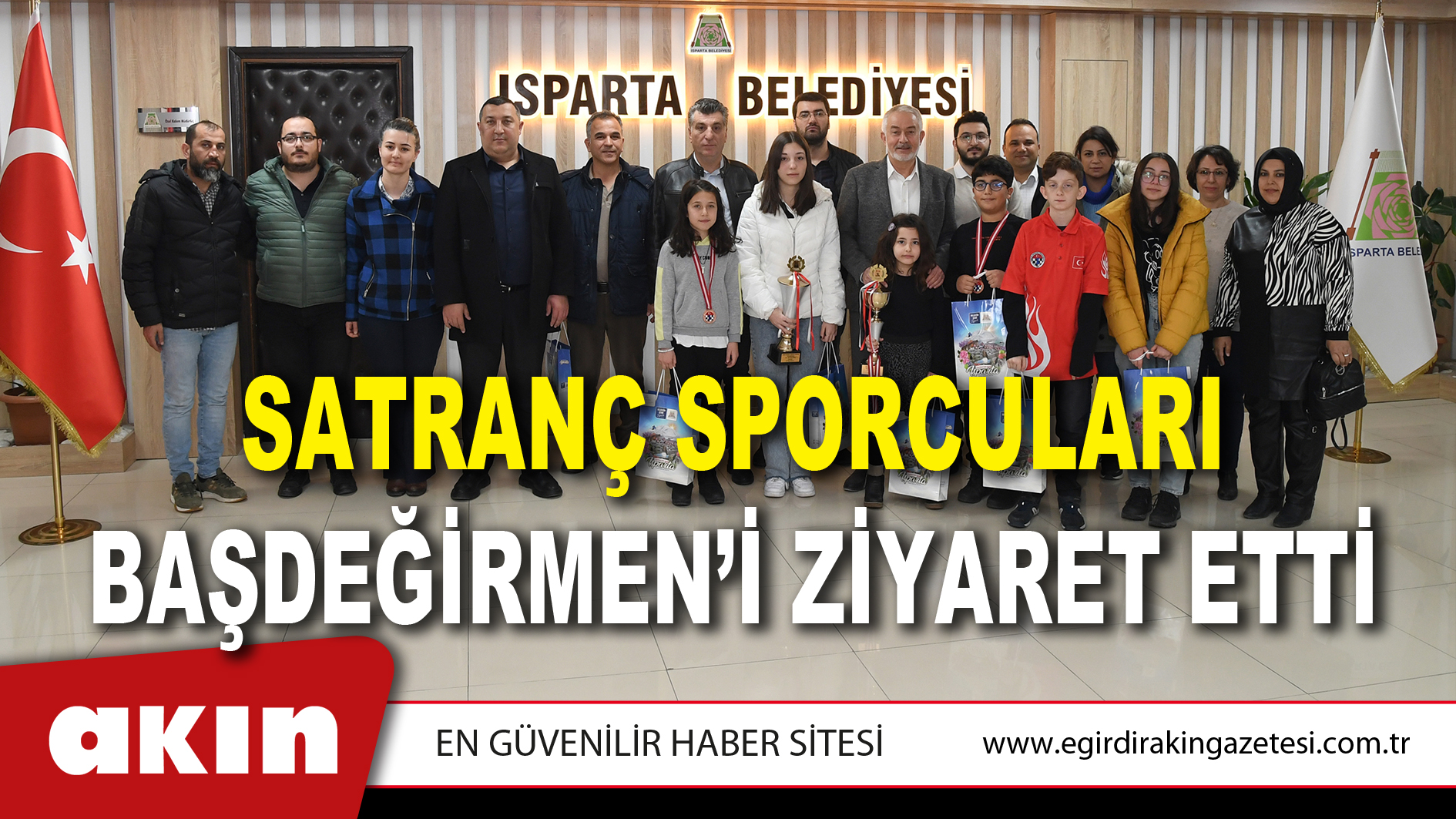 Satranç Sporcuları Başdeğirmen’i Ziyaret Etti