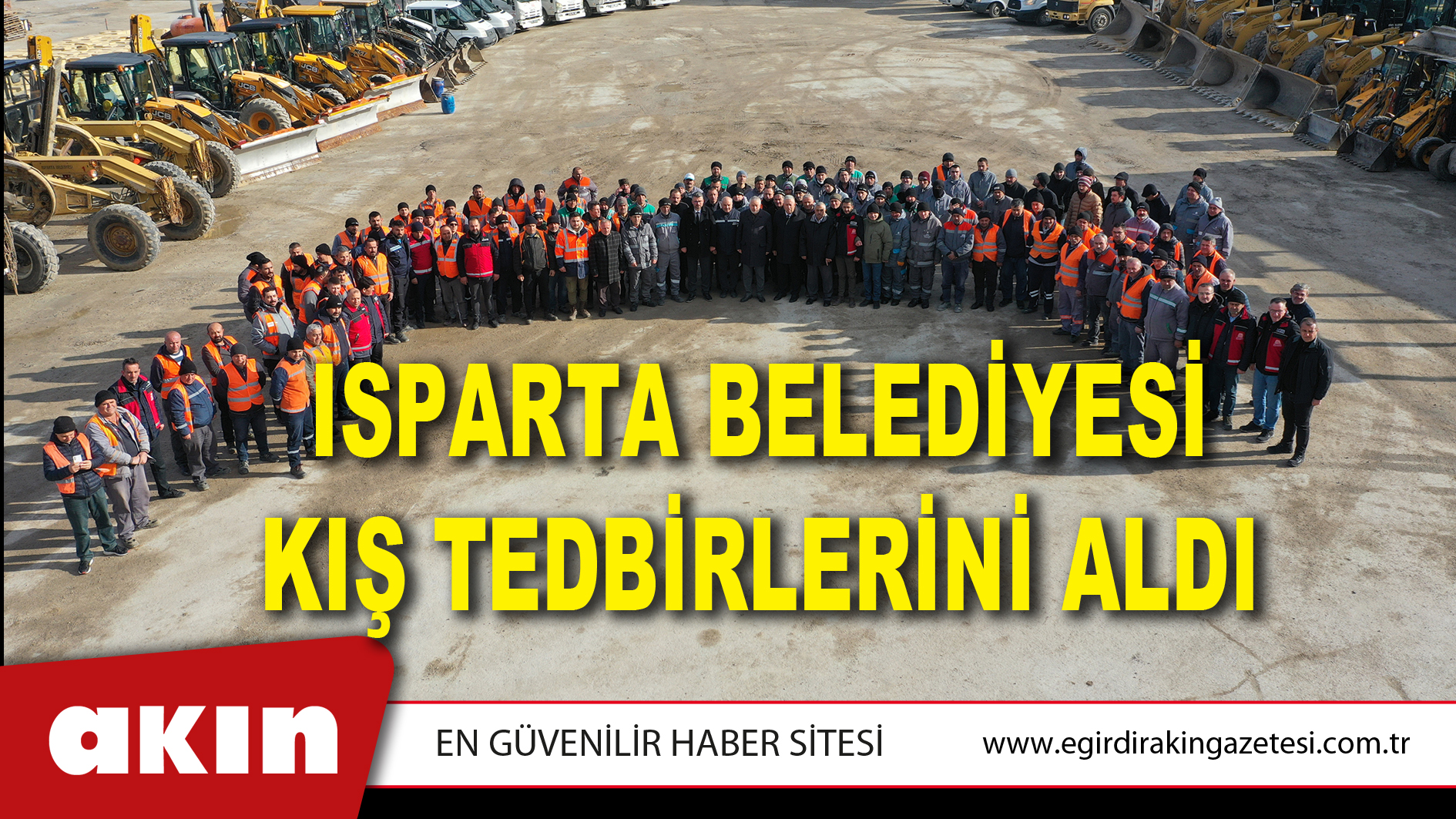 Isparta Belediyesi Kış Tedbirlerini Aldı