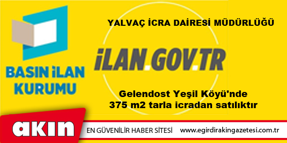 Yalvaç İcra Dairesi Müdürlüğü