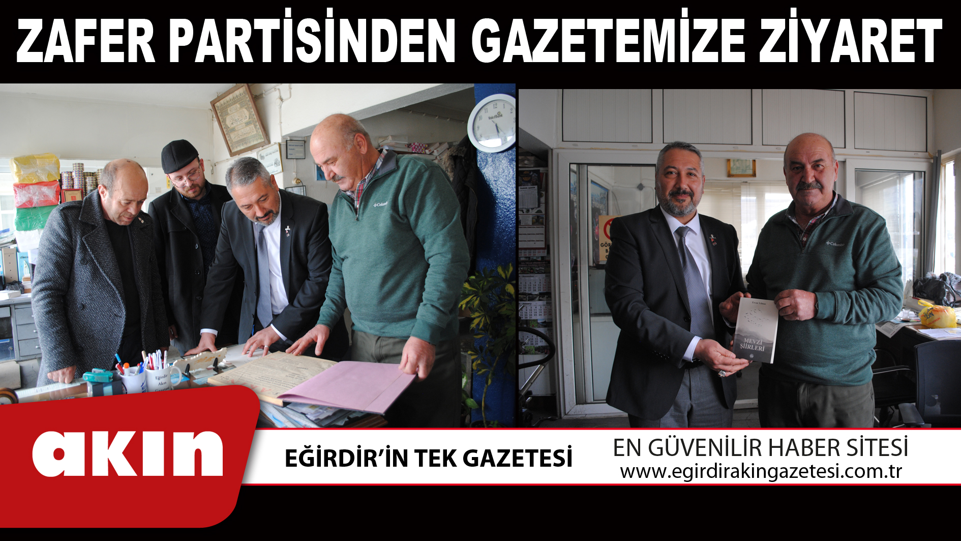 ZAFER PARTİSİNDEN GAZETEMİZE ZİYARET