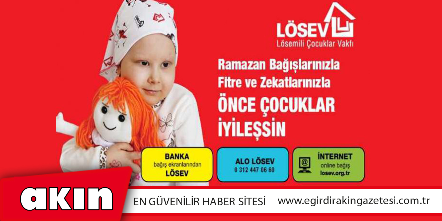 Ramazan Bağışı, Fitre Ve Zekâtlarınızla Önce Çocuklar İyileşsin