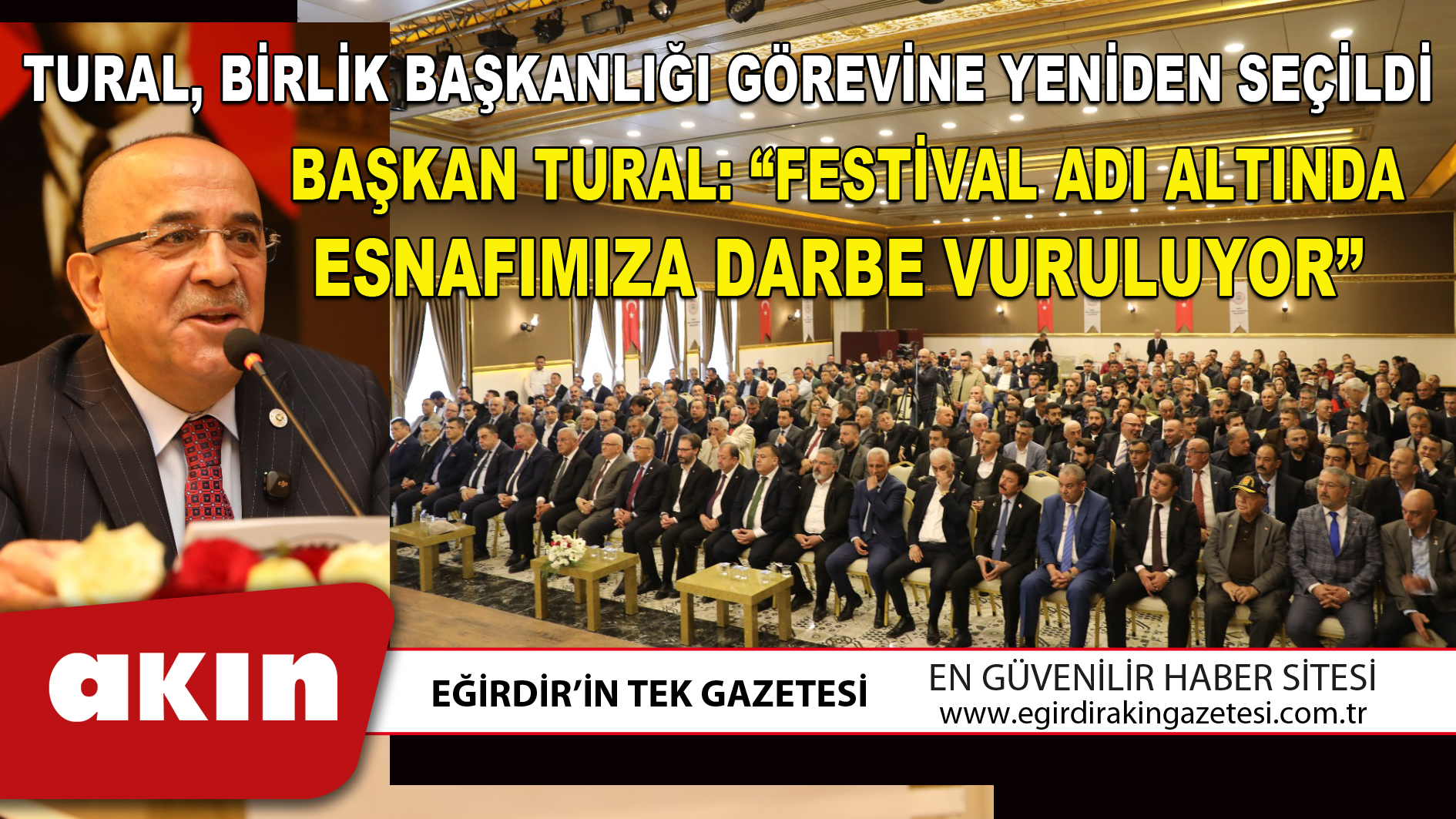 TURAL BİRLİK BAŞKANLIĞI GÖREVİNE YENİDEN SEÇİLDİ