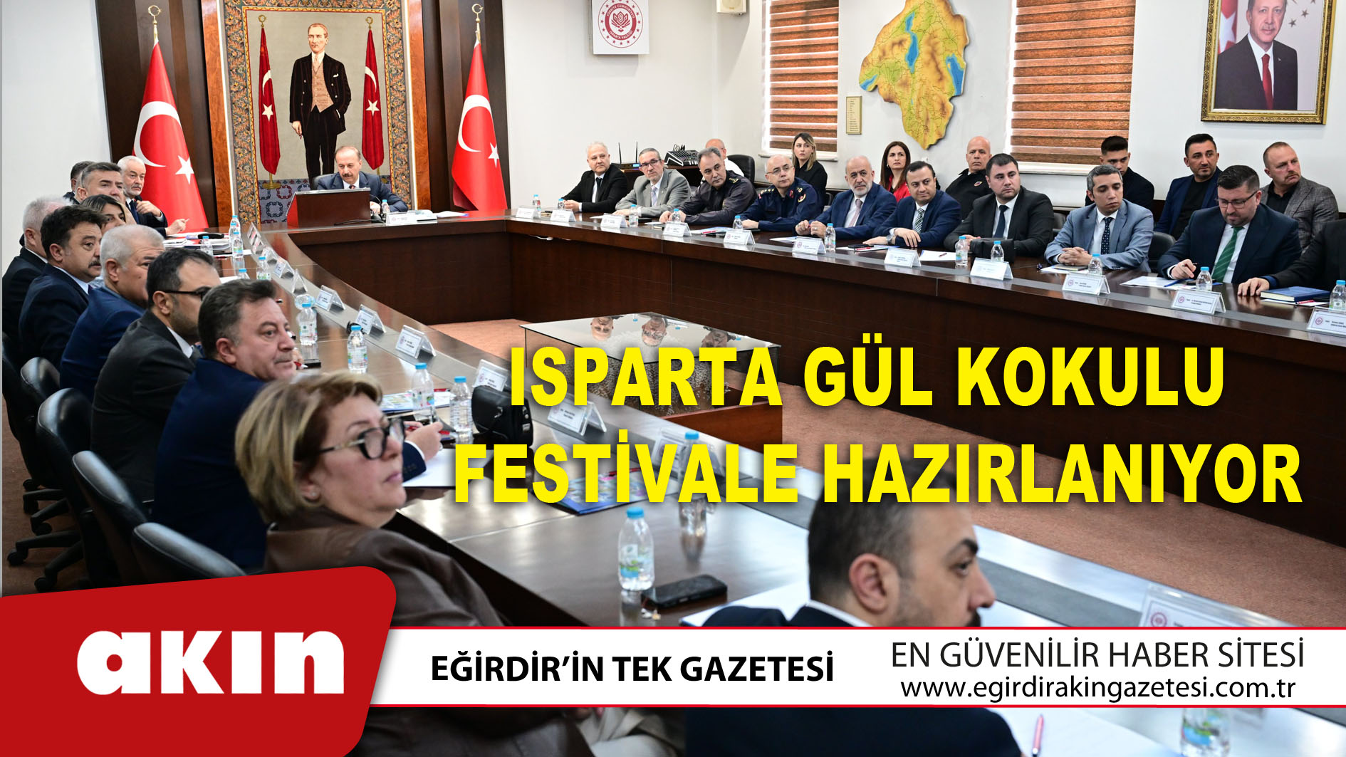 Isparta Gül Kokulu Festivale Hazırlanıyor