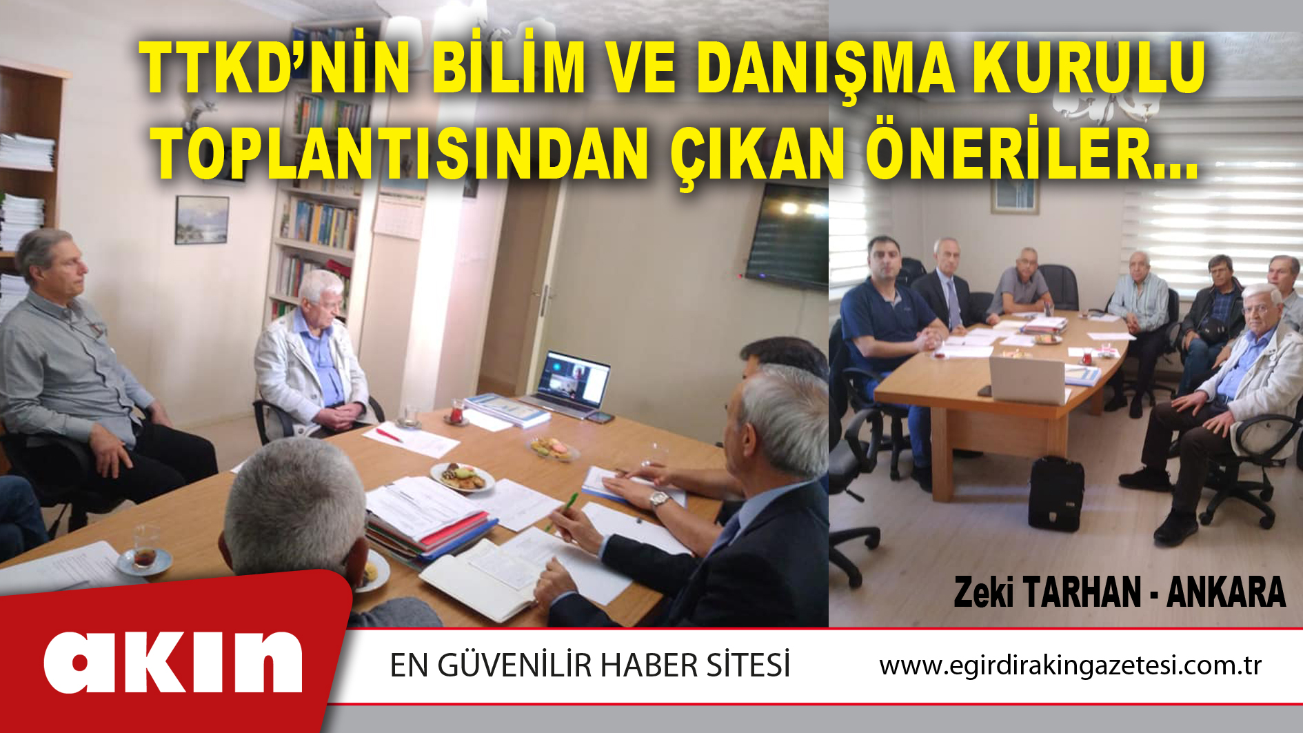 TTKD’nin Bilim Ve Danışma Kurulu Toplantısından Çıkan Öneriler…             