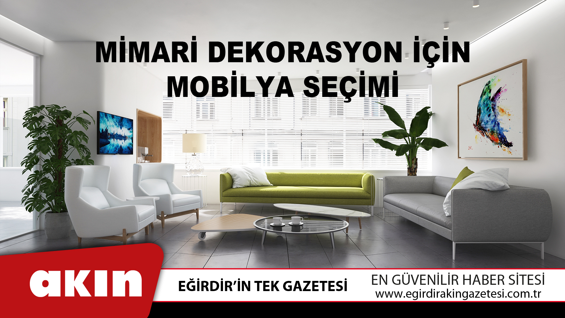 Mimari Dekorasyon İçin Mobilya Seçimi