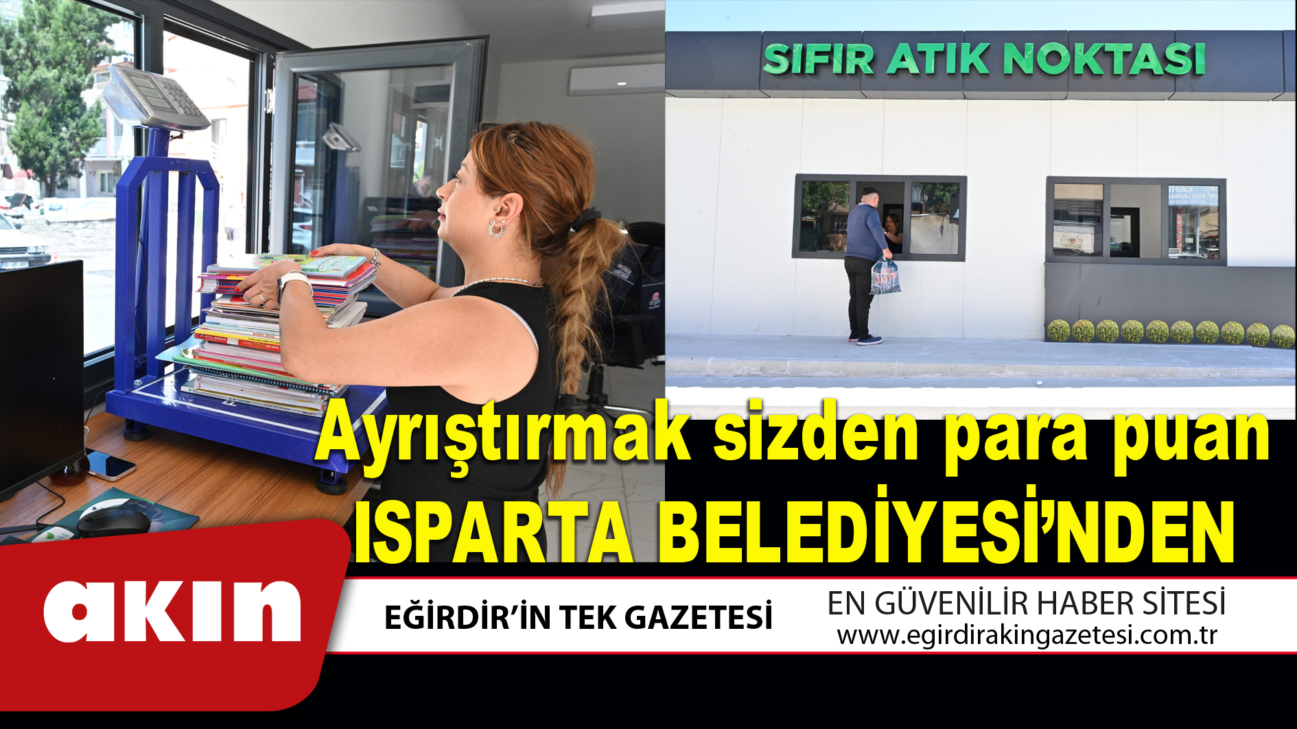 Ayrıştırmak sizden para puan Isparta Belediyesinden