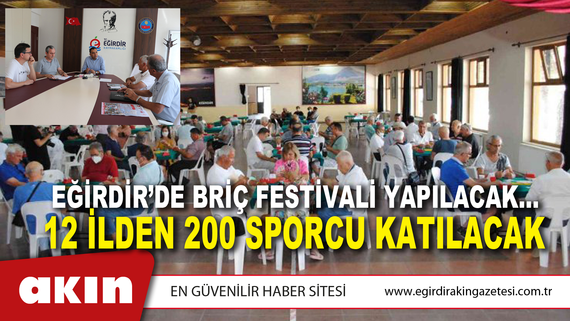 EĞİRDİR’DE BRİÇ FESTİVALİ YAPILACAK…
