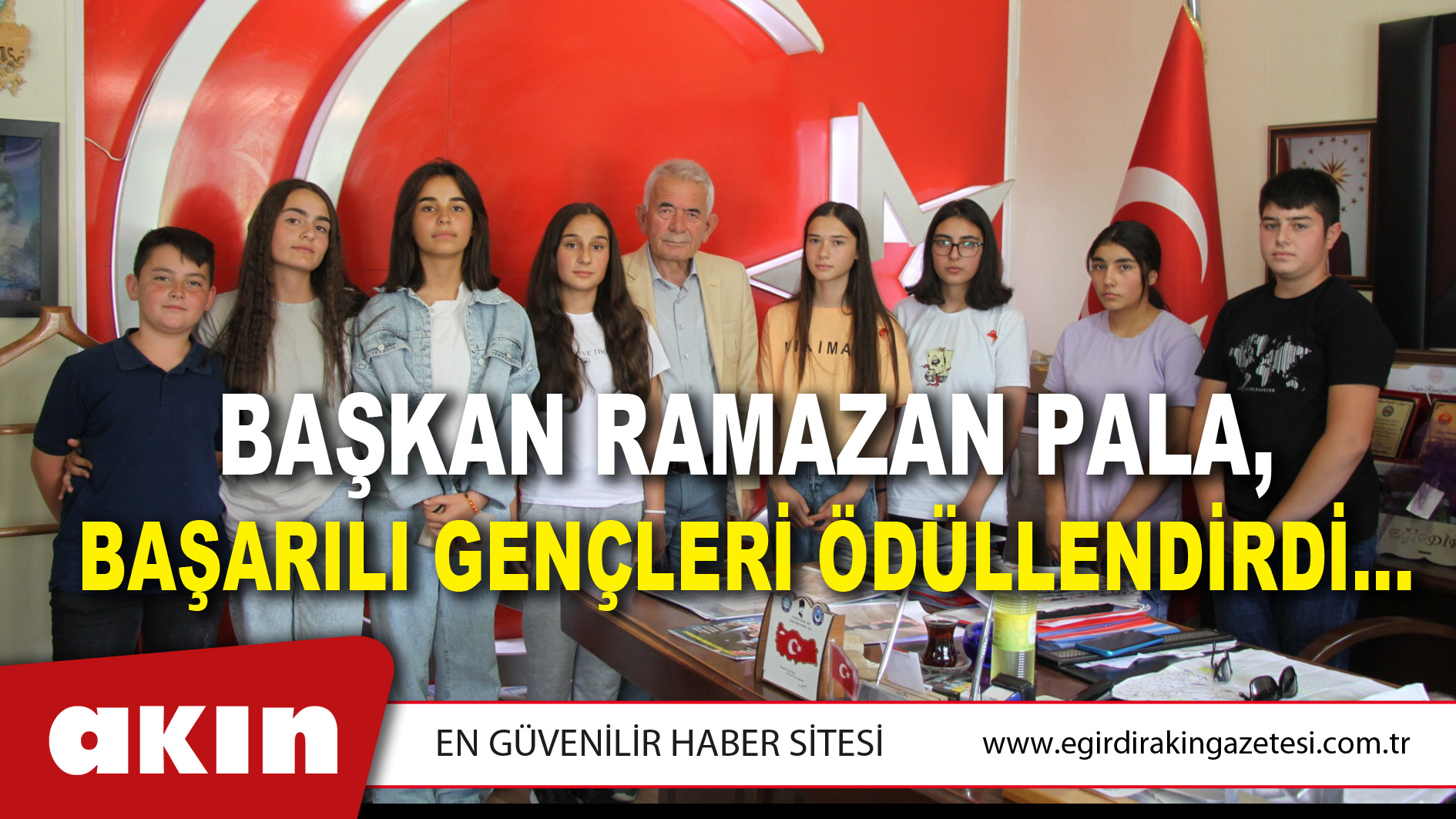 Başkan Ramazan Pala, Başarılı Gençleri Ödüllendirdi…