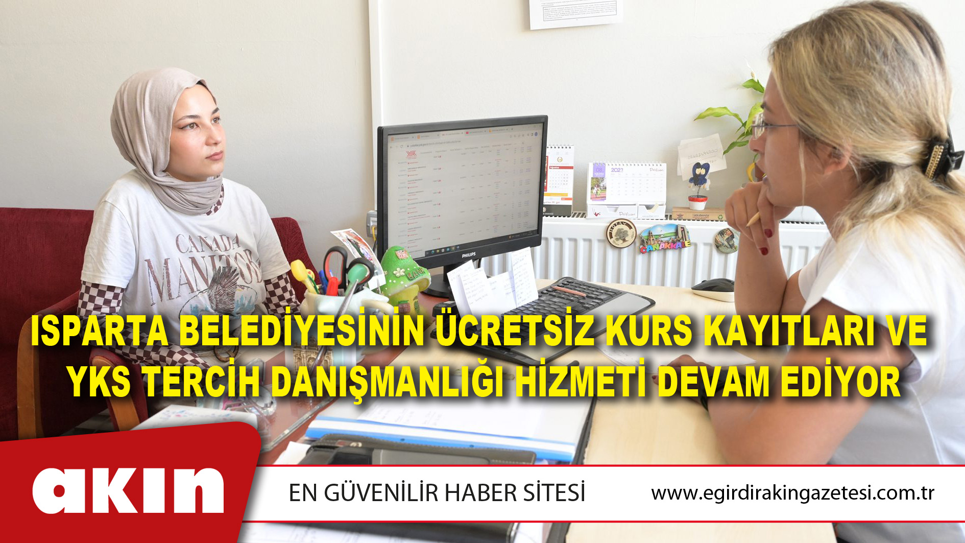 eğirdir haber,akın gazetesi,egirdir haberler,son dakika,Isparta Belediyesinin Ücretsiz Kurs Kayıtları ve  YKS Tercih Danışmanlığı Hizmeti Devam Ediyor