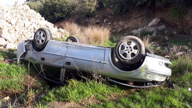 Trafik kazasında bir yaralı