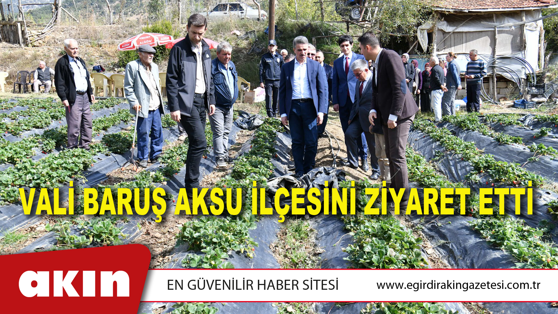 Vali Baruş Aksu İlçesini Ziyaret Etti