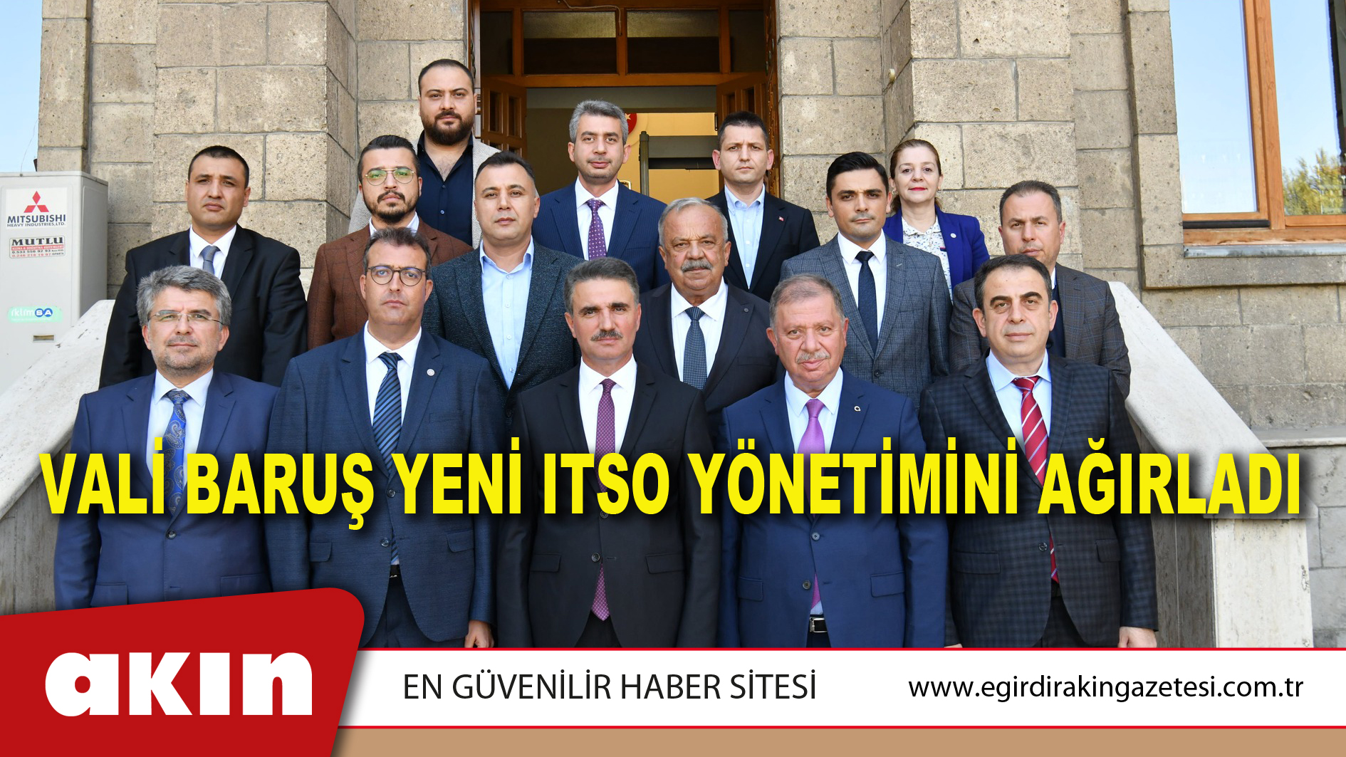 VALİ BARUŞ YENİ ITSO YÖNETİMİNİ AĞIRLADI