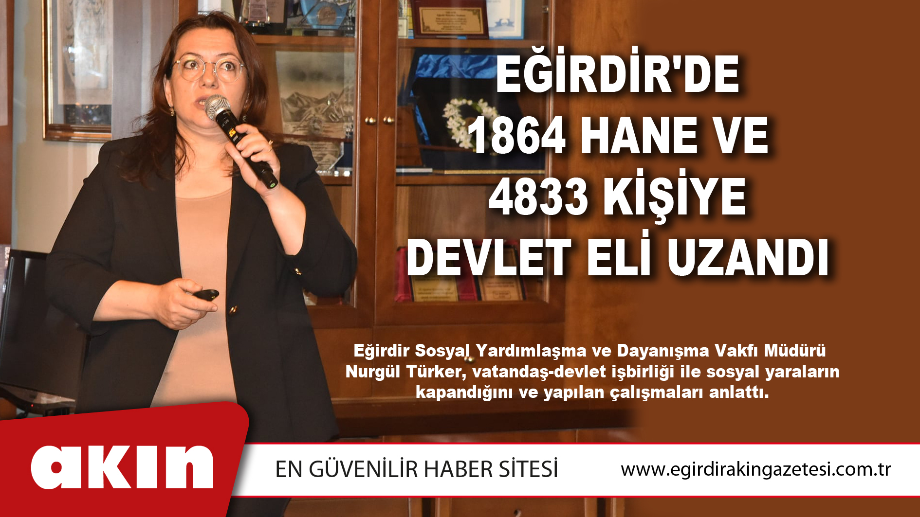 Eğirdir'de 1864 Hane Ve 4833 Kişiye Devlet Eli Uzandı