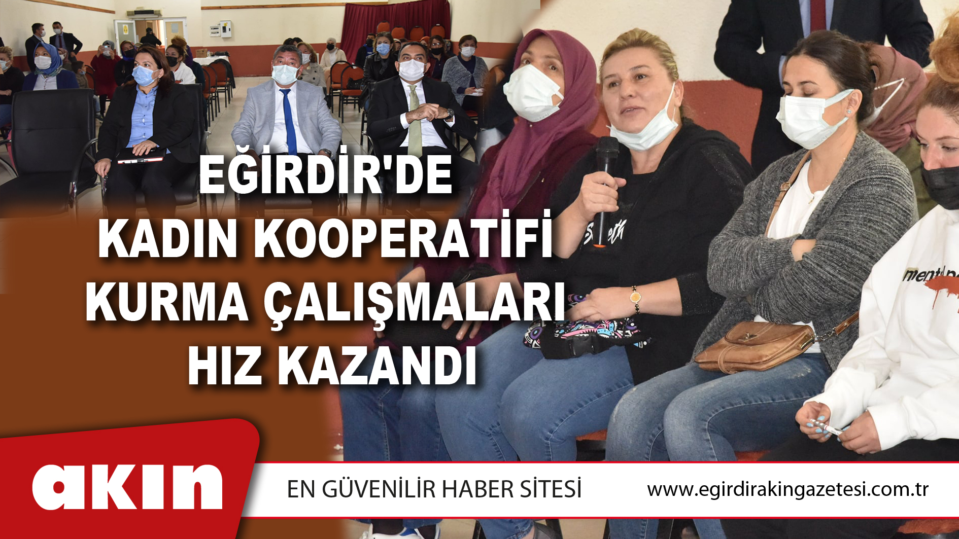 Eğirdir'de Kadın Kooperatifi Kurma  Çalışmaları Hız Kazandı