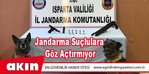 Jandarma Suçlulara Göz Açtırmıyor