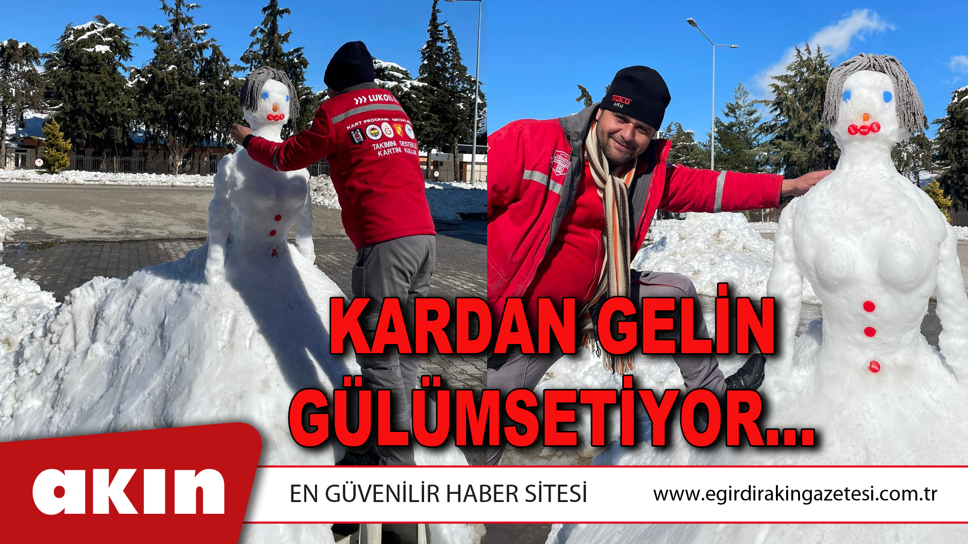 KARDAN GELİN GÜLÜMSETİYOR…