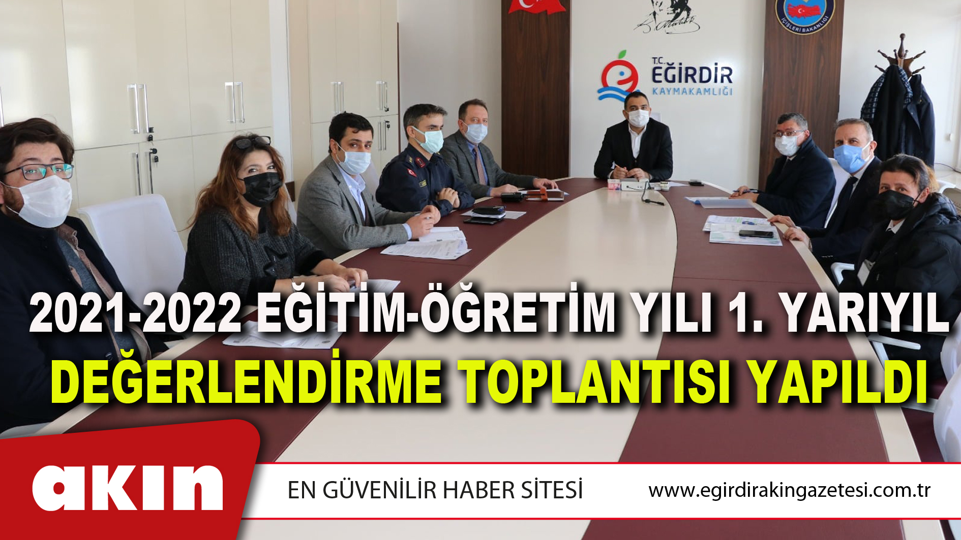 2021-2022 Eğitim-Öğretim Yılı 1. Yarıyıl Değerlendirme Toplantısı Yapıldı