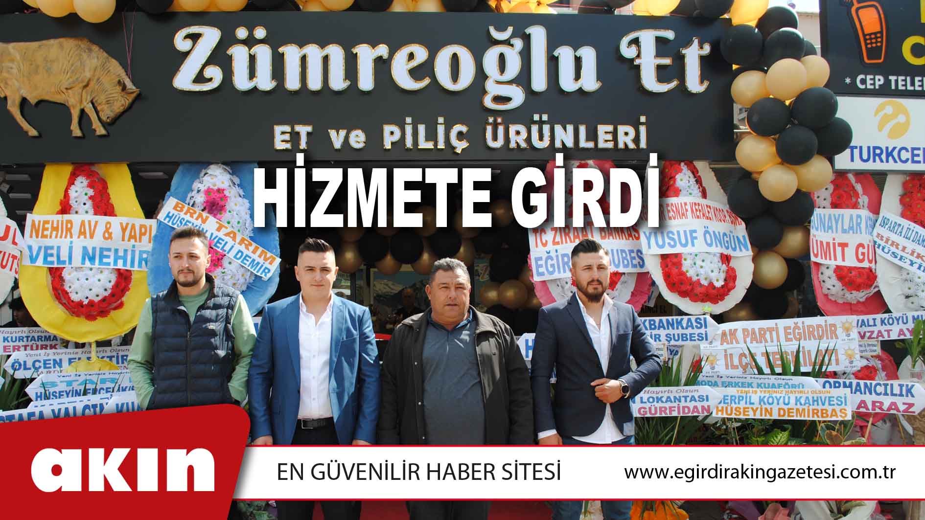 “ZÜMREOĞLU ET” HİZMETE GİRDİ
