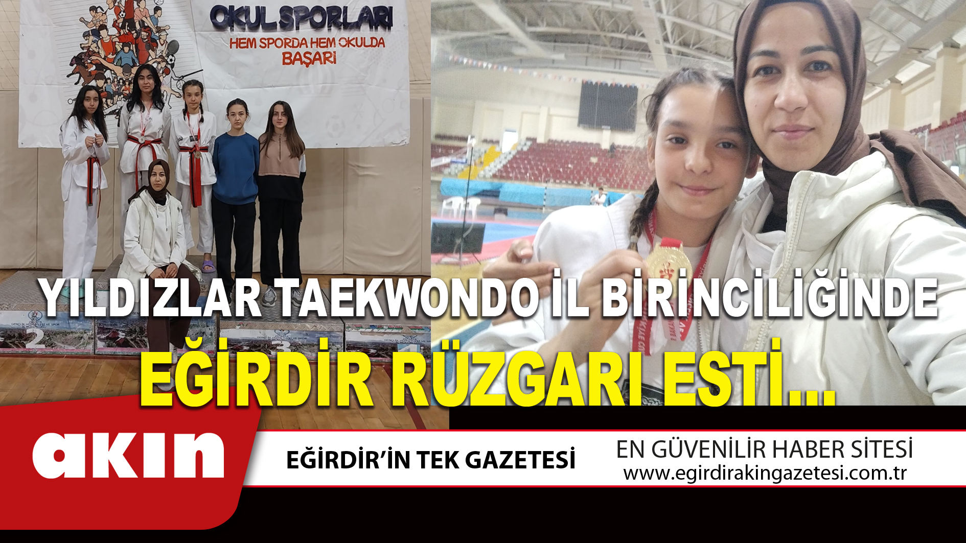 YILDIZLAR TAEKWONDO İL BİRİNCİLİĞİNDE EĞİRDİR RÜZGARI ESTİ…
