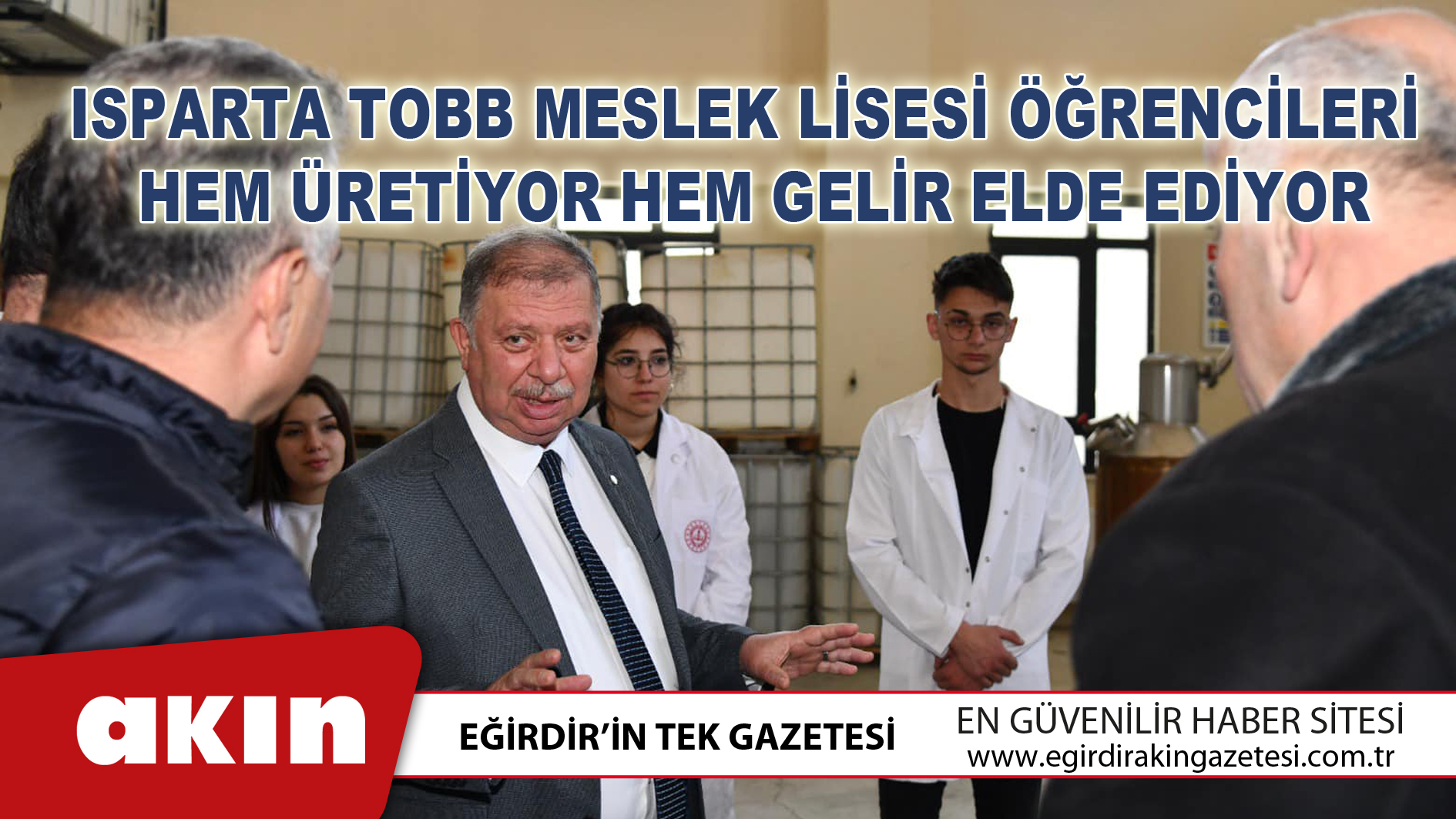 Isparta TOBB Meslek Lisesi  Öğrencileri Hem Üretiyor 	 Hem Gelir Elde Ediyor