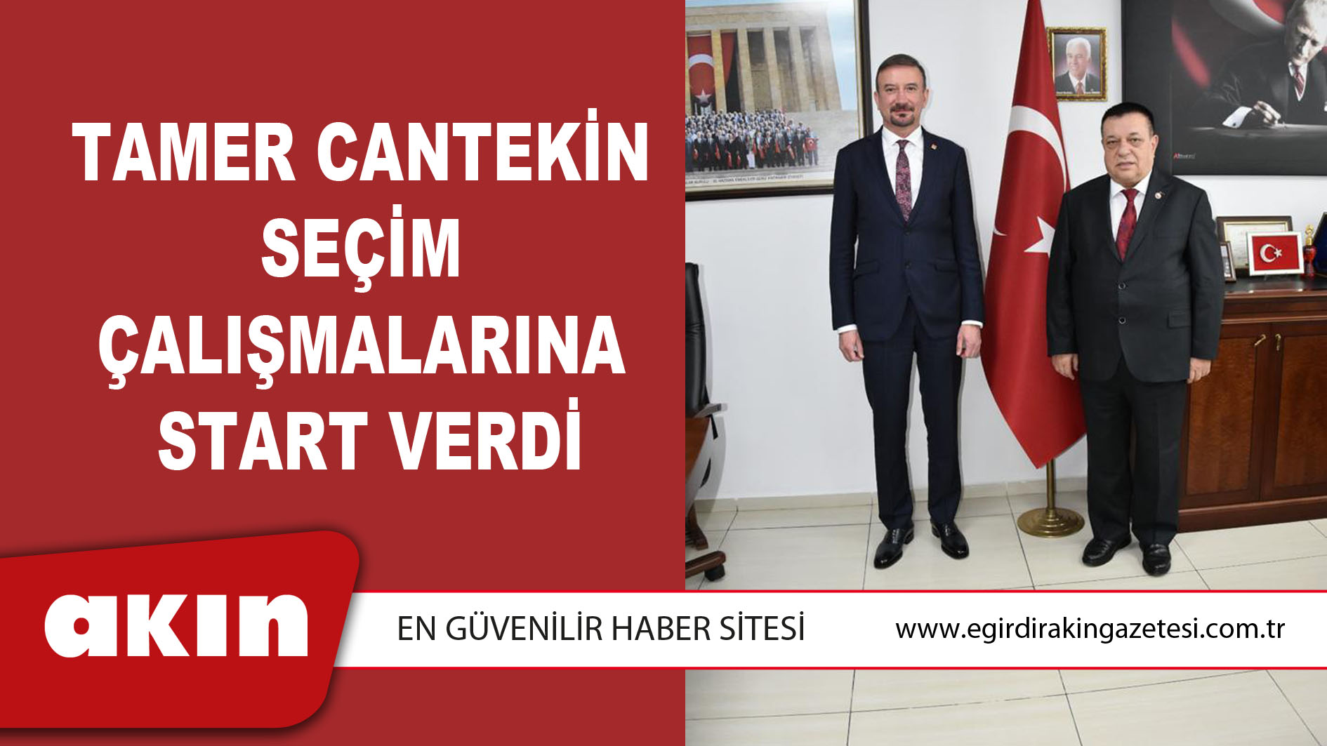 Tamer Cantekin Seçim  Çalışmalarına Start Verdi