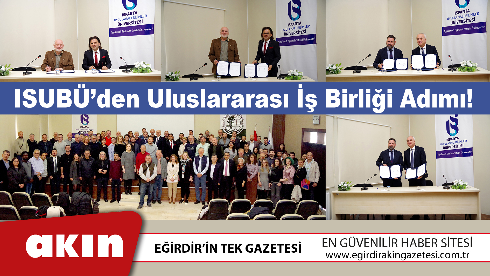 ISUBÜ’den Uluslararası İş Birliği Adımı!