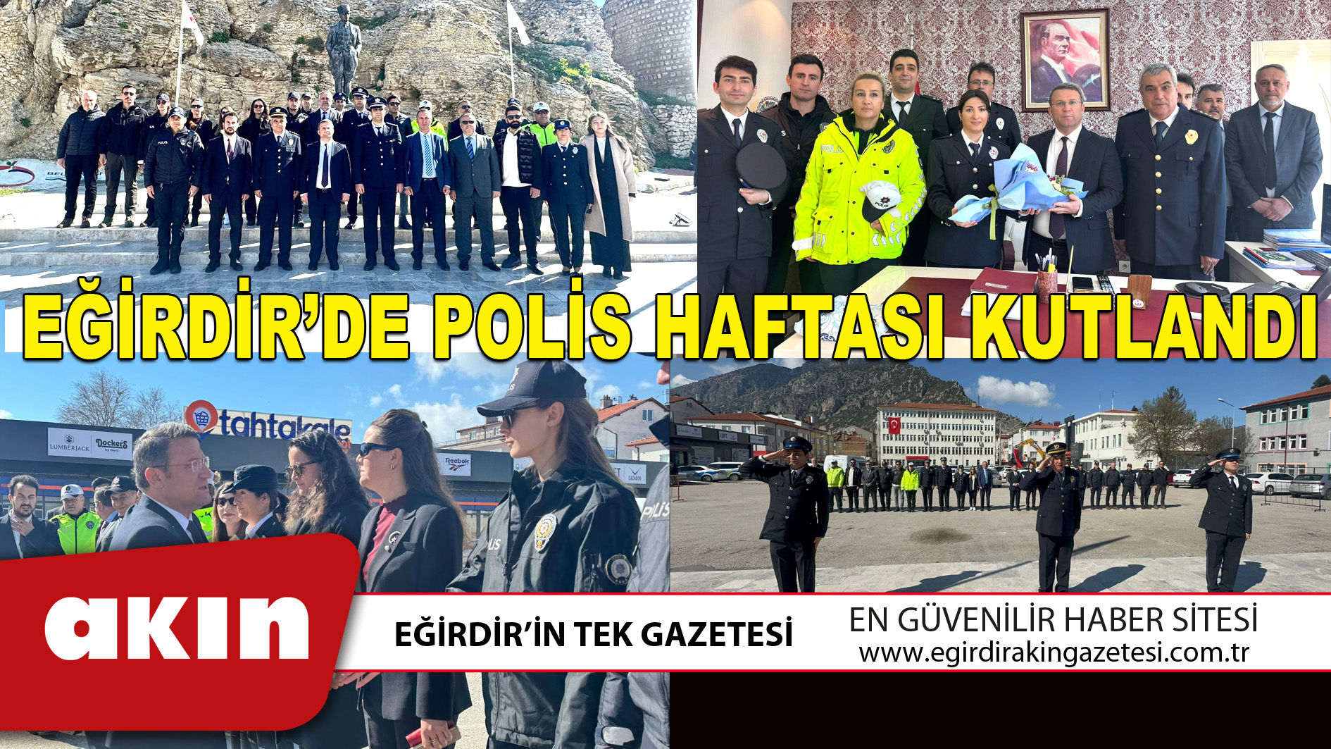 EĞİRDİR’DE POLİS HAFTASI KUTLANDI