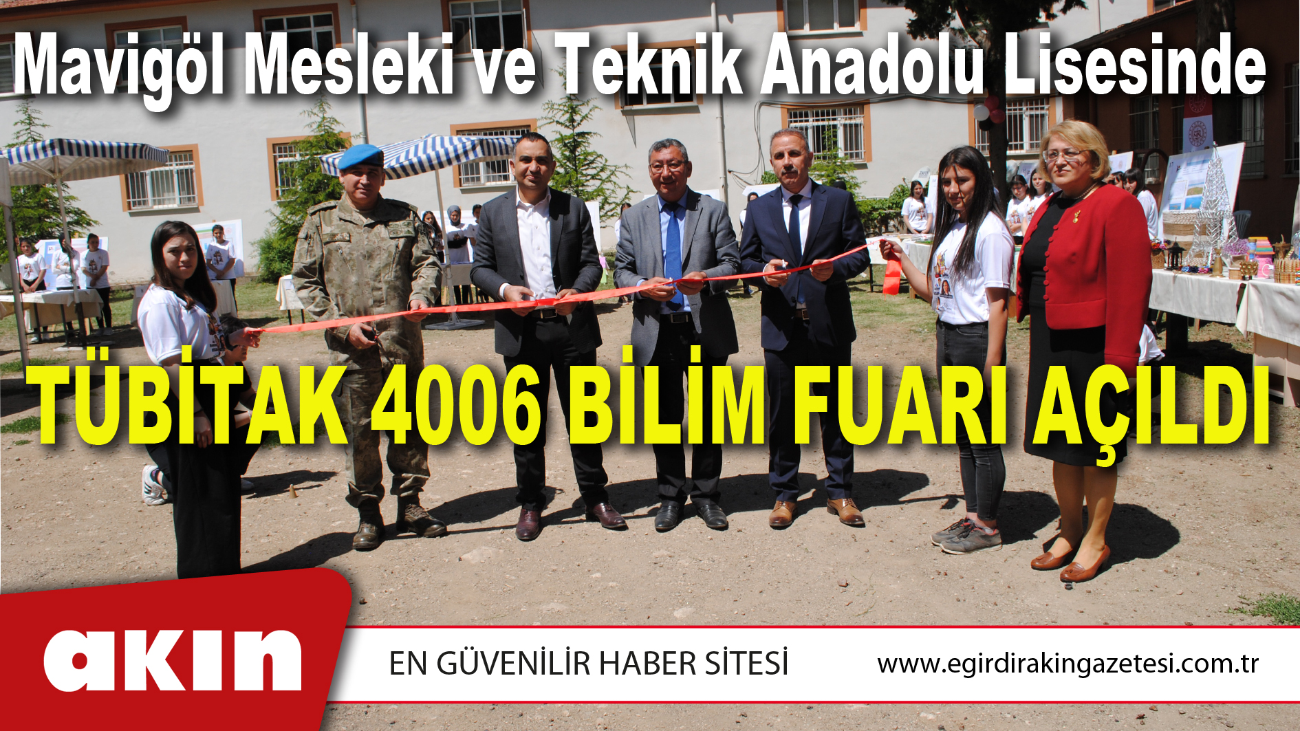 MAVİGÖL MESLEKİ VE TEKNİK ANADOLU LİSESİNDE TÜBİTAK 4006 BİLİM FUARI AÇILDI