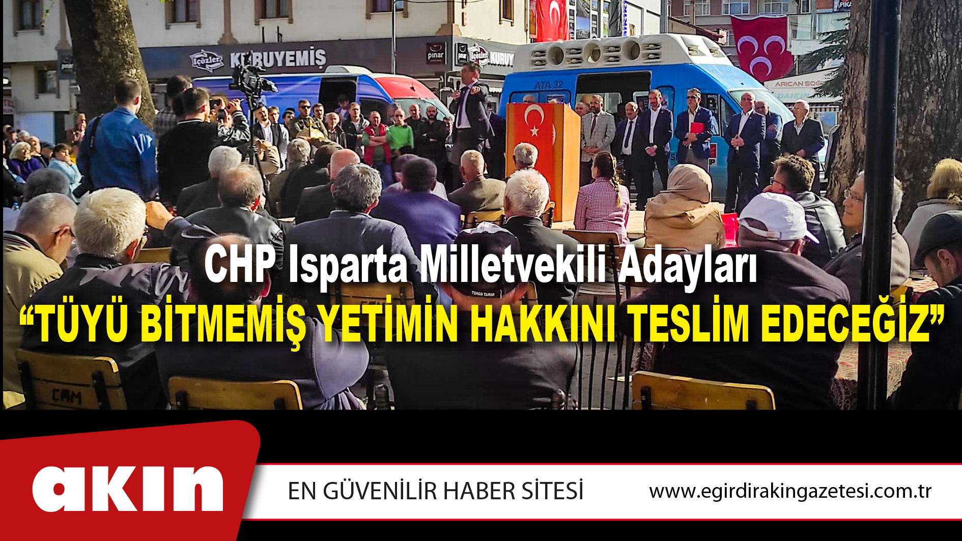 TÜYÜ BİTMEMİŞ YETİMİN HAKKINI TESLİM EDECEĞİZ