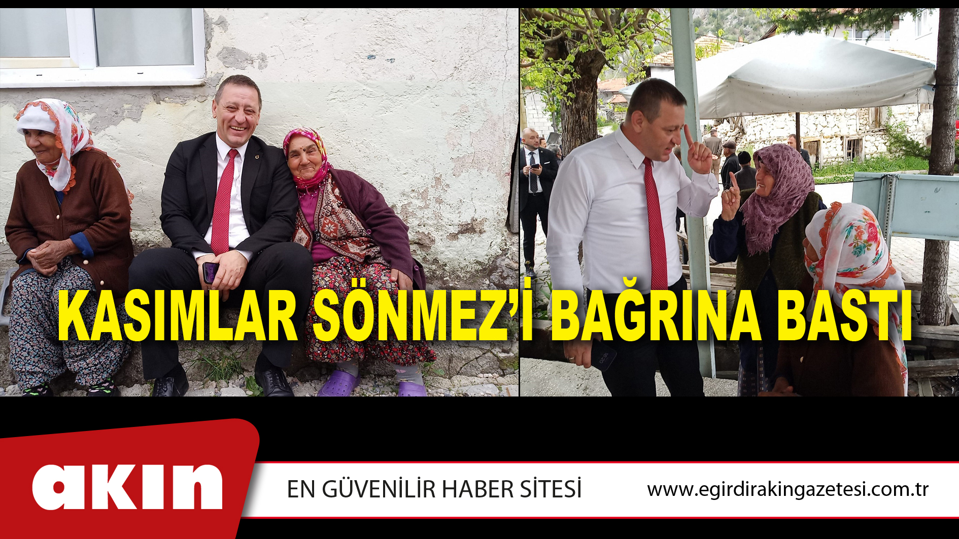 KASIMLAR SÖNMEZ’İ BAĞRINA BASTI