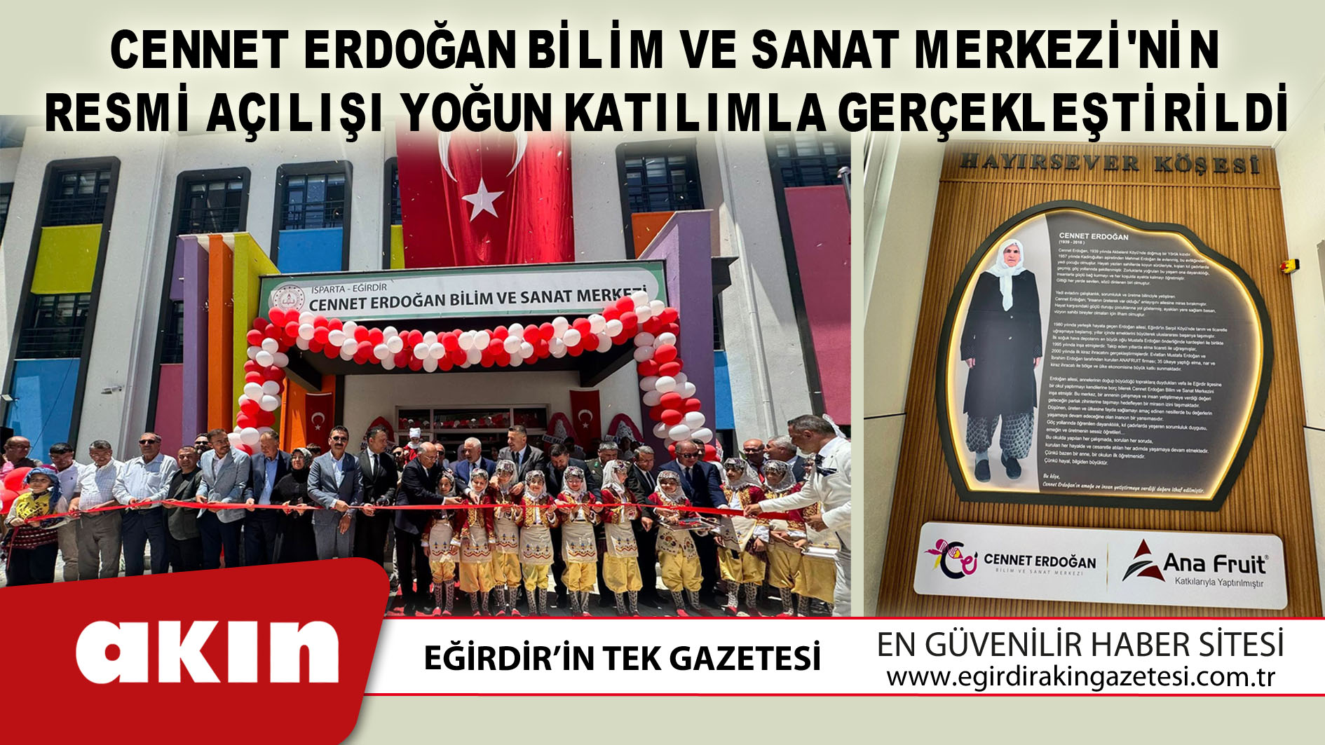 Cennet Erdoğan Bilim Ve Sanat Merkezi'nin Resmi Açılışı Yoğun Katılımla Gerçekleştirildi