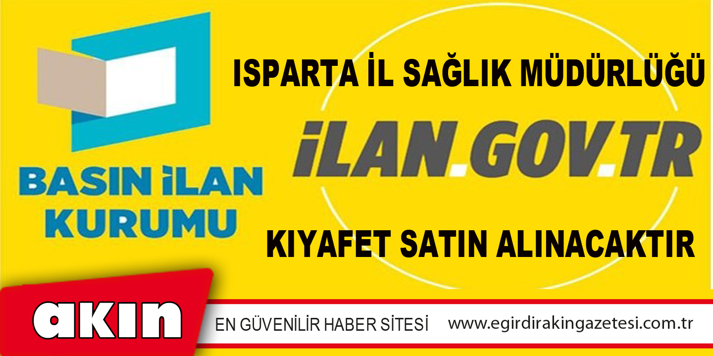 ISPARTA İL SAĞLIK MÜDÜRLÜĞÜ