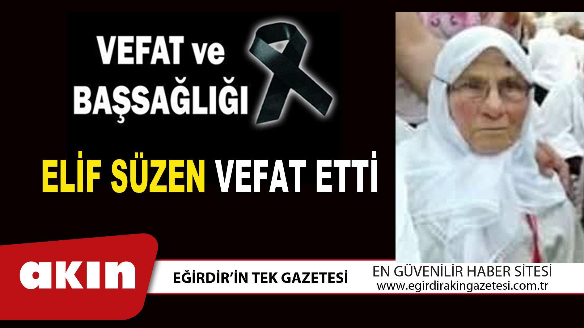 ELİF SÜZEN VEFAT ETTİ
