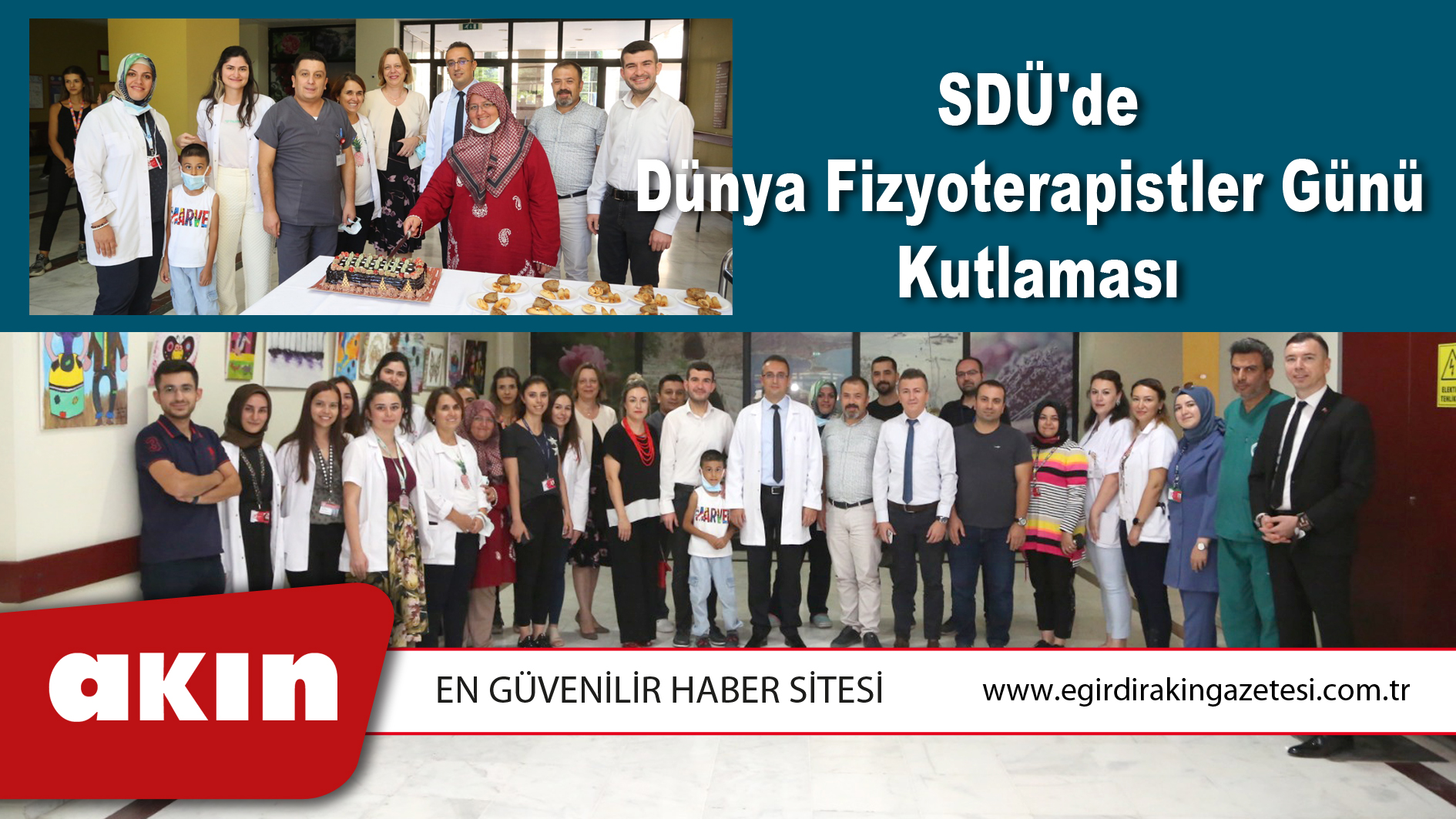 SDÜ'de Dünya Fizyoterapistler Günü Kutlaması