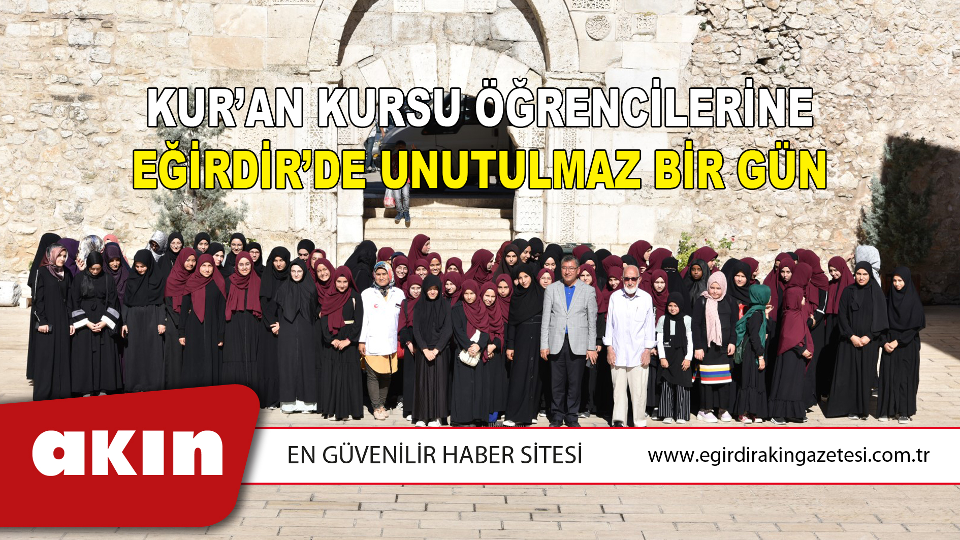 Kur’an Kursu Öğrencilerine Eğirdir’de Unutulmaz Bir Gün 