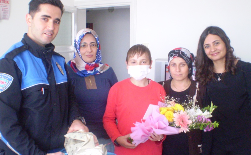İlçe Emniyet ve Sağlık Müdürlüğünden anlamlı ziyaret