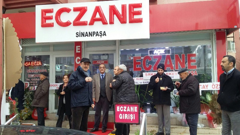 Sinanpaşa Eczanesi açıldı