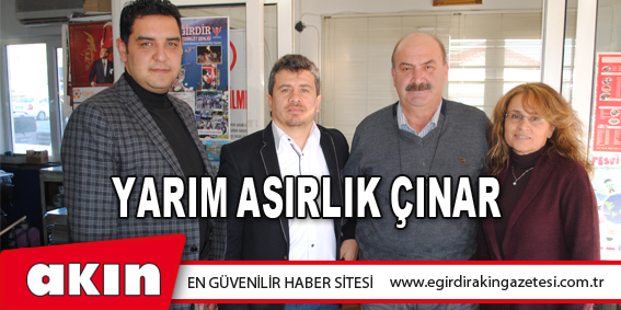 YARIM ASIRLIK ÇINAR