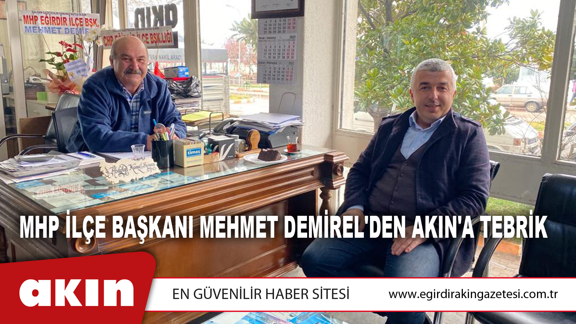 MHP İLÇE BAŞKANI MEHMET DEMİREL'DEN AKIN'A TEBRİK
