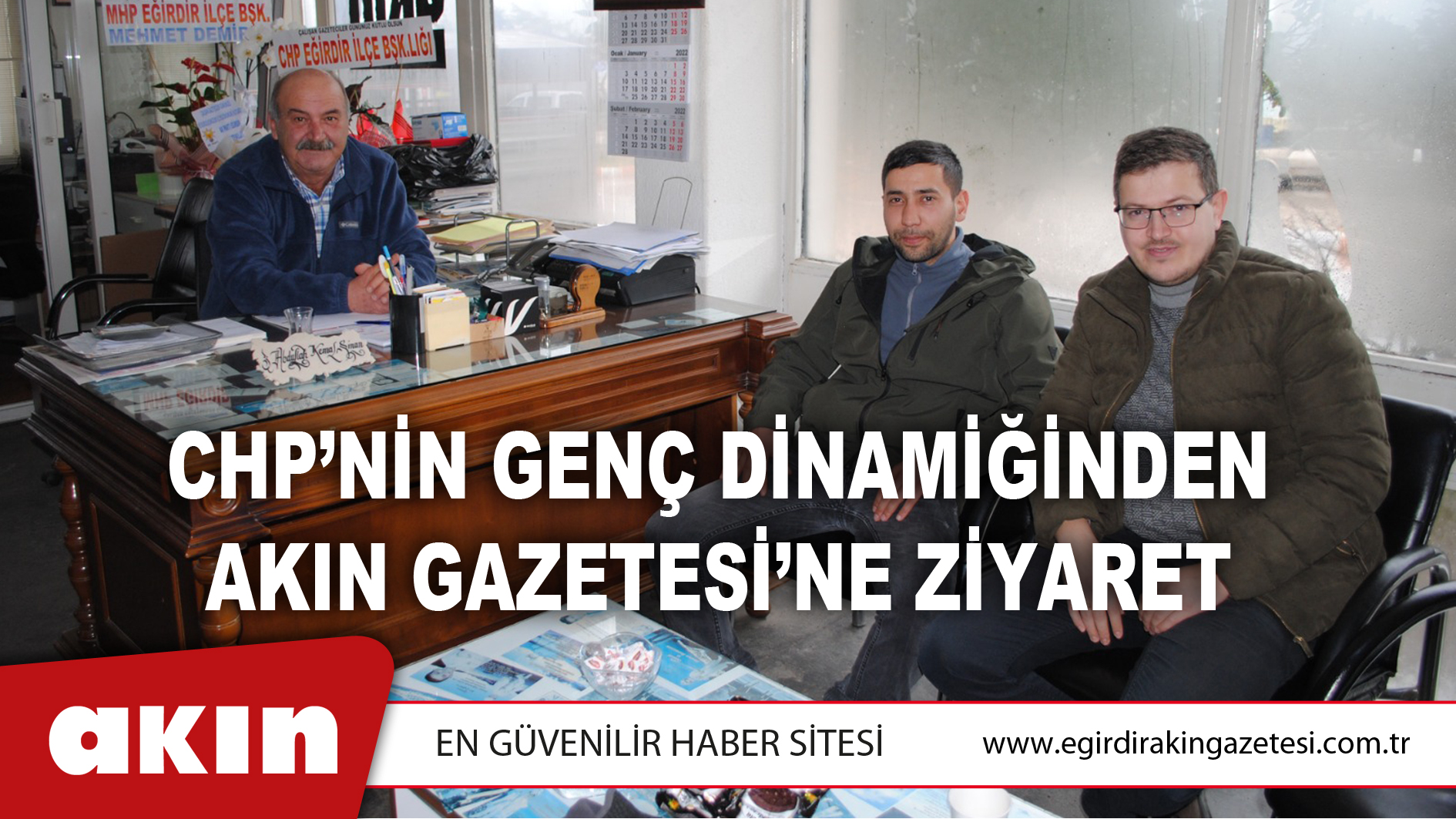 CHP’nin Genç Dinamiğinden Akın Gazetesi’ne Ziyaret