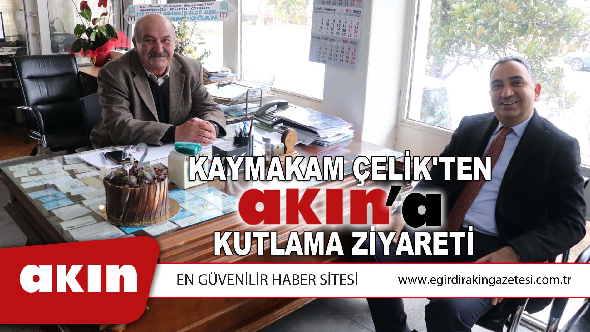 Kaymakam Çelik'ten Kutlama Ziyareti